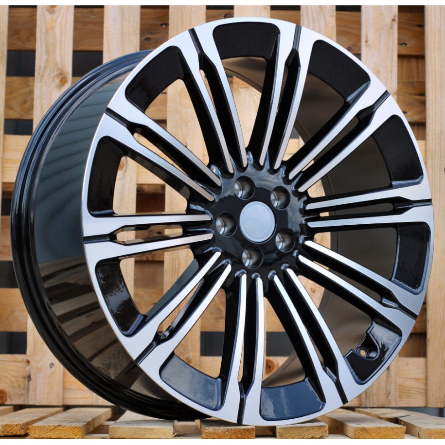R19x8.5  5X108  ET  45  63.3  B1808  Black Polished (MB)  For LAND  (Z2)