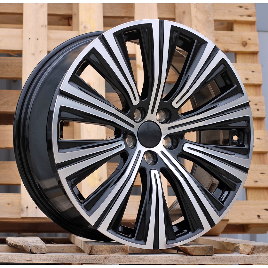 R19x8.5  5X108  ET  47  63.3  H3337F  Black Polished (MB)  For VOLVO  (Z3+M)  (HYBRID FORGED)