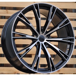 R19x8.5  5X112  ET  32  66.5  H5060  (INSA001)  Black Polished (MB)  For AUD  (P1+Z5+A)  (ABT Style)