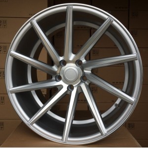 R19x8.5  5X112  ET  35  66.5  B1058  Machined Silver (MS)  For RACIN  (Z7)  (LEFT SIDE (Style Vossen))