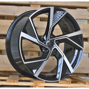 R19x8.5  5X112  ET  35  66.5  FBX264  Black Polished (MB)  For AUD  (P2)  (HYBRID FORGED)