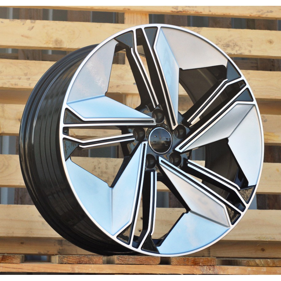 R19x8.5  5X112  ET  35  66.56  FBX334  Silver Shining+Black (SSBL)  For AUD  (Z5)  (HYBRID FORGED)