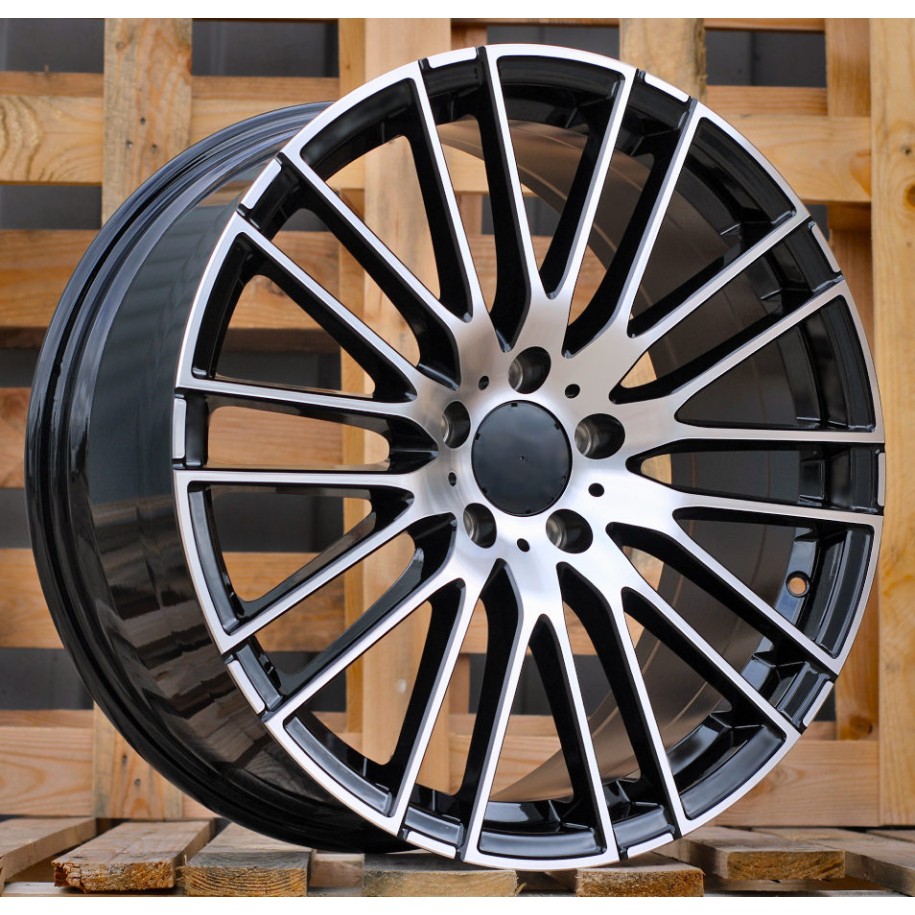 R19x8.5  5X112  ET  35.5  66.6  I0341  Black Polished (MB)  For MER  (Z6)
