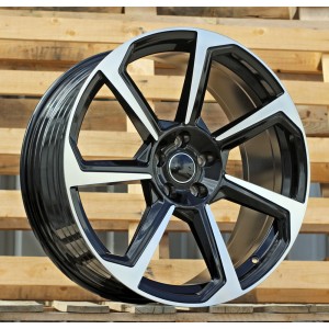 R19x8.5  5X112  ET  38  66.5  B5213  (YF7070)  Black Polished (MB)  For AUD  (P2)  (HYBRID FORGED)