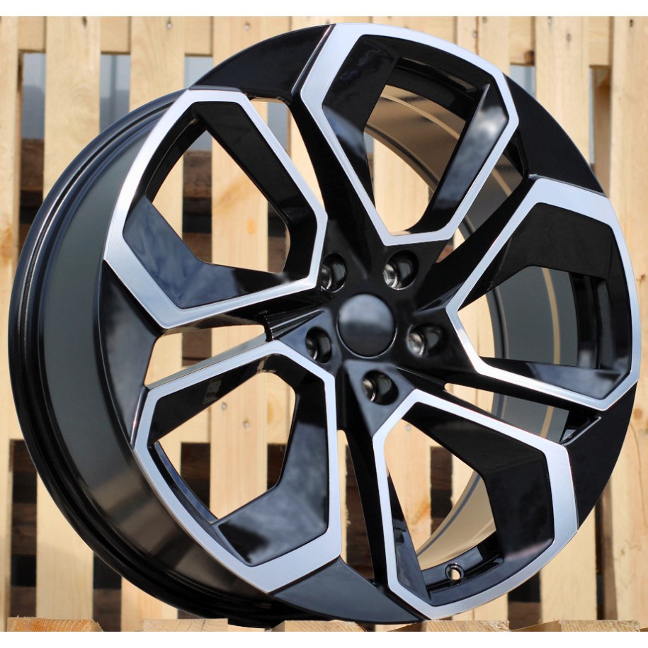 R19x8.5  5X112  ET  40  57.1  I5561  Black Polished (MB)  For SKODA  (P1)