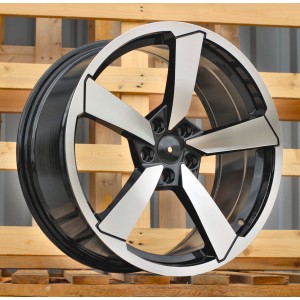 R19x8.5  5X112  ET  40  66.5  F9781  Black Polished (MB)  For AUD  (Z3)  (HYBRID FORGED)