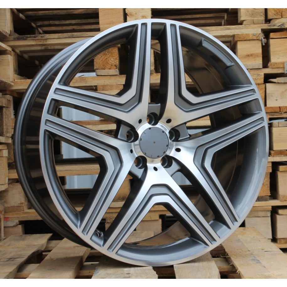 R19x8.5  5X112  ET  43  66.6  BK206  (XF759)  Grey Polished (MG)  For MER  (P1)