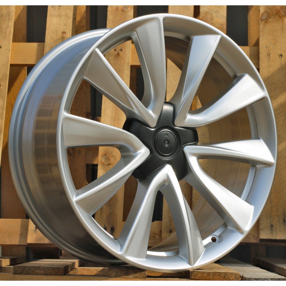 R19x8.5  5X114.3  ET  40  64.1  B2046  (H3154F)  Silver Shining (SS)  For TESLA  (Z3)  (HYBRID FORGED (Model 3))