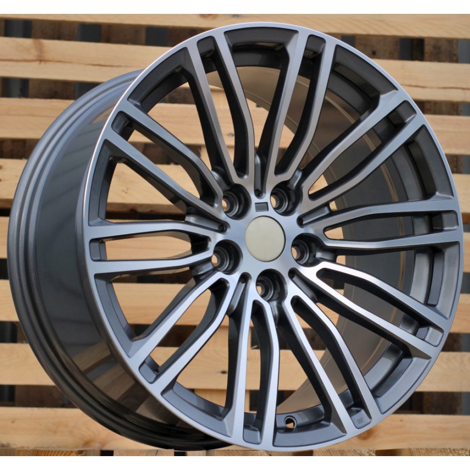 R19x8.5  5X120  ET  33  72.6  B1318  Grey Polished (MG)  For BMW  (Z3)  (Front+Rear)