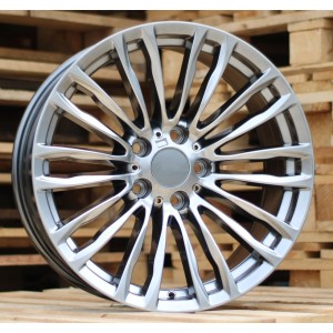 R19x8.5  5X120  ET  33  72.6  XF142  Hyper Black (HB)  For BMW  (P2)  (Rear+Front)