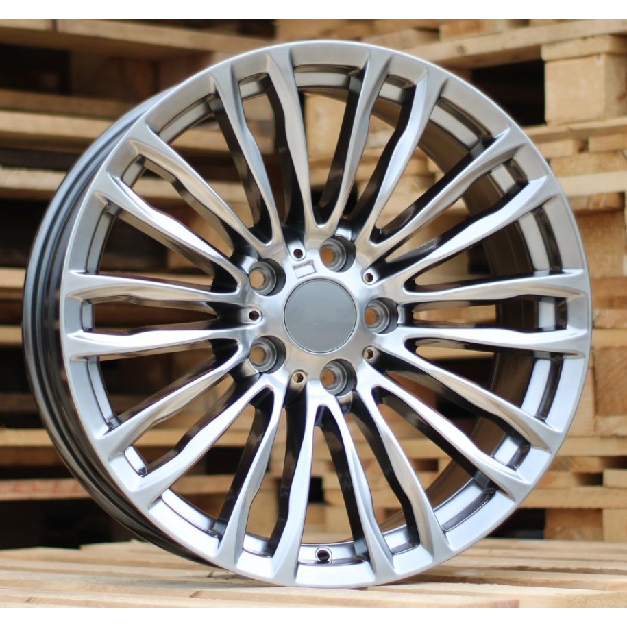 R19x8.5  5X120  ET  33  72.6  XF142  Hyper Black (HB)  For BMW  (P2)  (Rear+Front)