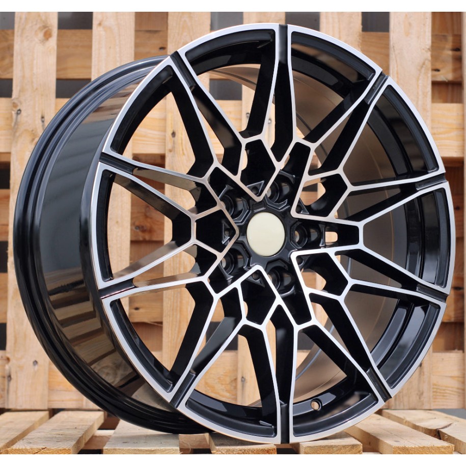 R19x9  5X112  ET  40  66.6  B1674  Black Polished (MB)  For BMW  (Z2)  (Front+Rear)