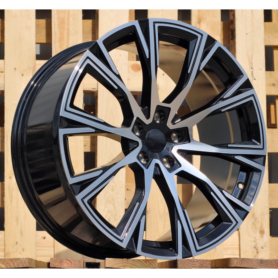 R19x9  5X112  ET  40  66.6  D1130  Black Polished (MB)  For BMW  (K7+K3)  (Rear+Front)