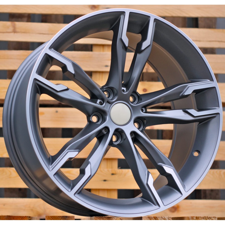 R19x9.5  5X112  ET  38  66.6  B1257  Grey Half Matt+Powder Coating (MGHMPC)  For BMW  (P)  ((AKC 90 Eur))