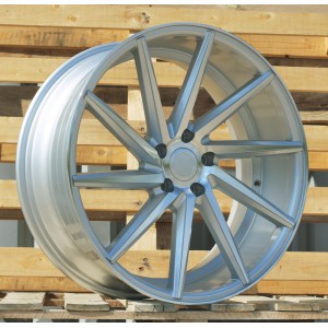 R19x9.5  5X112  ET  40  66.5  B1058  Machined Silver (MS)  For RACIN  (Z2+M)  (LEFT SIDE (Style Vossen))