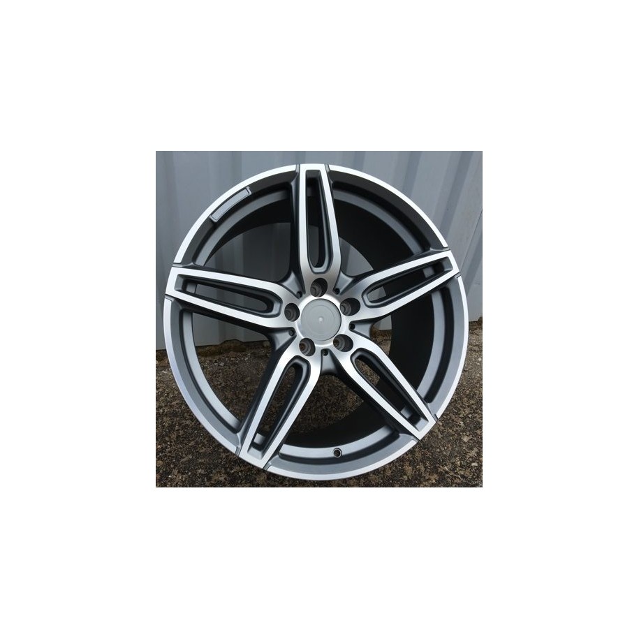R19x9.5  5X112  ET  43  66.6  XE225  Grey Polished (MG)  For MER  (N2)  ((AKC 90 Eur))