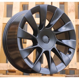 R19x9.5  5X114.3  ET  45  64.1  D1797  (H3130F)  Black Half Matt (BLHM)  For TESLA  (K7)  (HYBRID FORGED (Model Y))