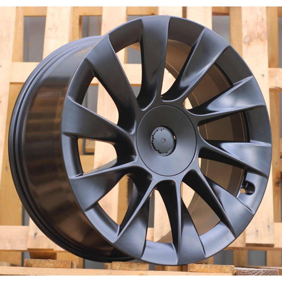 R19x9.5  5X114.3  ET  45  64.1  D1797  (H3130F)  Black Half Matt (BLHM)  For TESLA  (K7)  (HYBRID FORGED (Model Y))