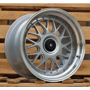 R19x9.5  5X120  ET  35  72.6  XE244  Silver+Polished Lip (SP)  For BMW  (P1+P2)  (BBS Style Front+Rear)