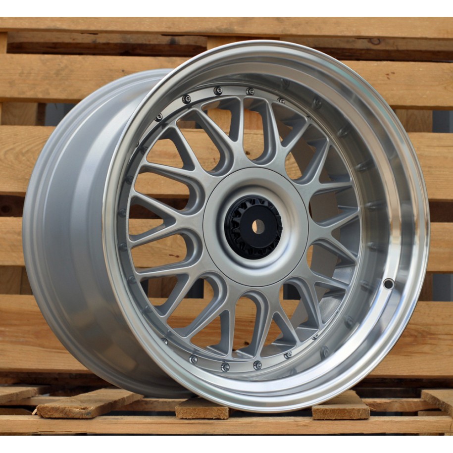 R19x9.5  5X120  ET  35  72.6  XE244  Silver+Polished Lip (SP)  For BMW  (P1+P2)  (BBS Style Front+Rear)