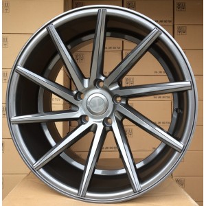 R19x9.5  5X120  ET  38  72.6  B1058  Grey (GR)  For RACIN  (P)  (LEFT SIDE (Style Vossen))