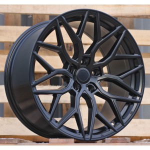 R19x9.5  5X120  ET  40  72.6  H4101  (BY1920)  Black Half Matt (BLHM)  For RACIN  (Z3)  (Vossen Style Front+Rear)