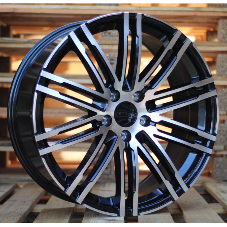 R19x9.5  5X130  ET  46  71.6  B1026  Black Polished (MB)  For PORCH  (Z4+Z2)