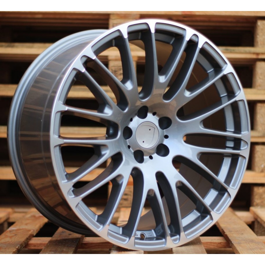 R20x10  5X112  ET  20  66.5  BY913  Grey Polished (MG)  For PORCH  (K4)  ((AKC 80 Eur)(Rear+Front) Macan)