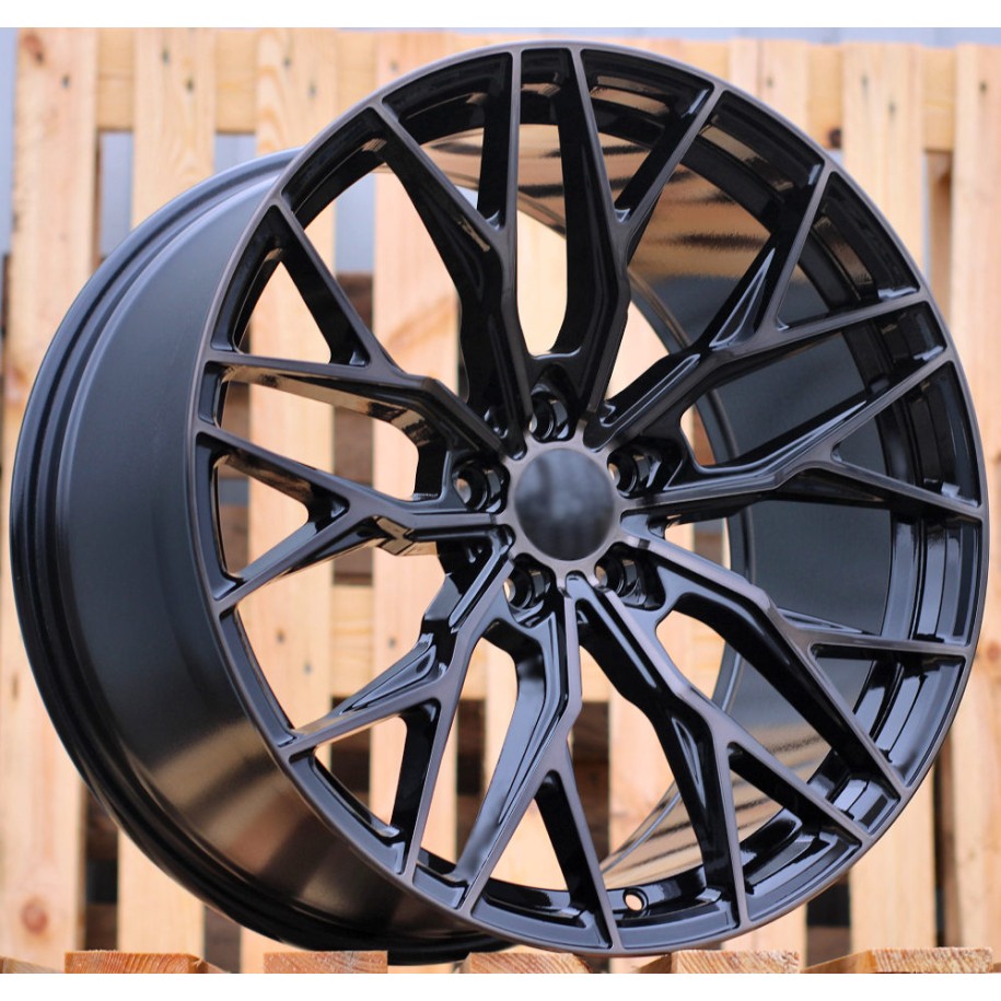 R20x10  5X112  ET  40  66.6  3S266  Black+Tinted Face (BLTF)  For RACIN  (K2)  (HYBRID FORGED (Max Load 815kg.) Front+Rear)