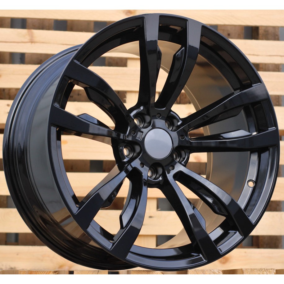 R20x10  5X120  ET  40  74.1  B1057  (IN5184)  Black (BL)  For BMW  (K8+K7)  (Rear+Front)