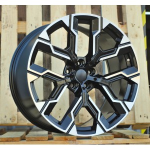 R20x10.5  5X112  ET  44  66.6  3S1318  Black Polished (MB)  For BMW  (M)  (NEW X3 IV (G45/G48) HYBRID FORGED Rear+Front)