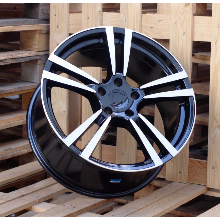 R20x11  5X130  ET  67  71.6  E946  (BY249)  Black Polished (MB)  For PORCH  (Z2)  (Rear+Front)
