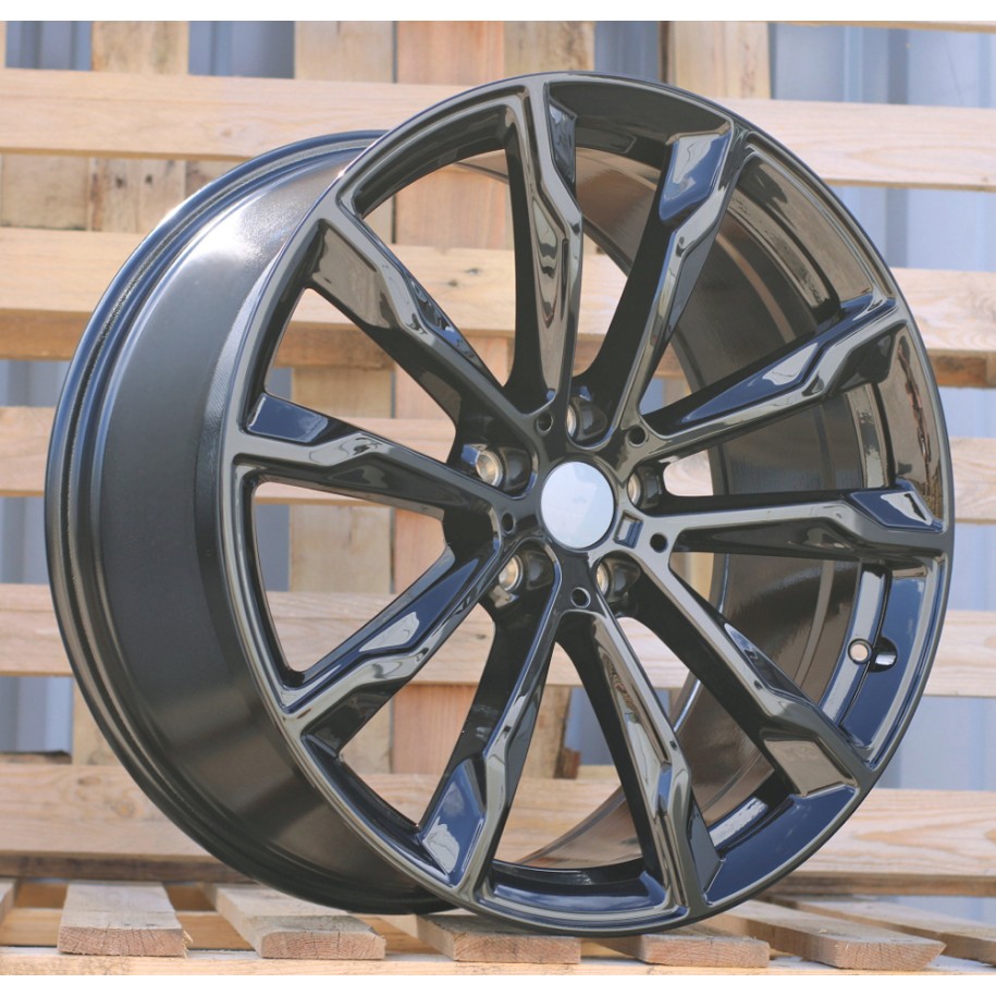 R20x8  5X112  ET  27  66.6  H3263F  Black (BL)  For BMW  (Z6+A)  ((X3) HYBRID FORGED (Rear+Front))
