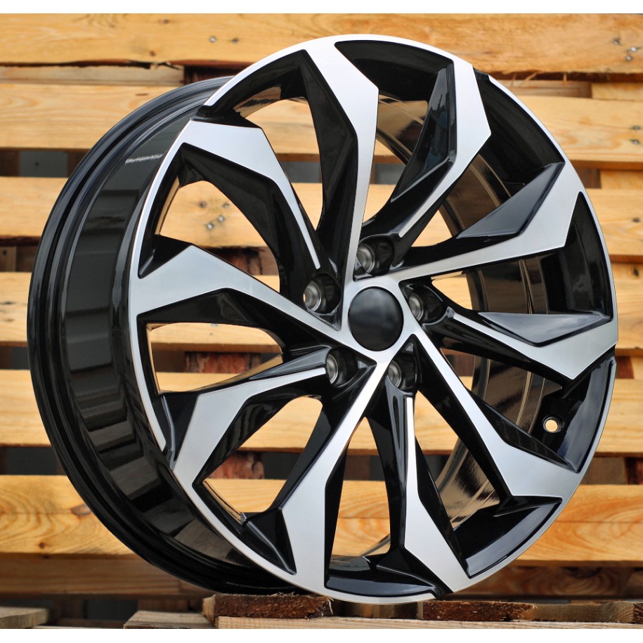 R20x8  5X112  ET  41  57.1  I1139  Black Polished (MB)  For SKODA  (Z3)  (Kodiaq New Model)
