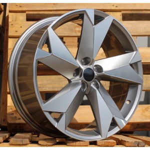 R20x8  5X112  ET  41  57.1  I5625  Grey Polished (MG)  For SKODA  (Z5)  (Kodiaq NEW Model (AKC 120 Eur))