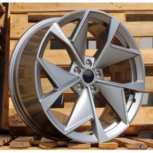 R20x8  5X112  ET  45  57.1  I5638  Grey Polished (MG)  For SKODA  (Z5)  ((AKC 115 Eur))