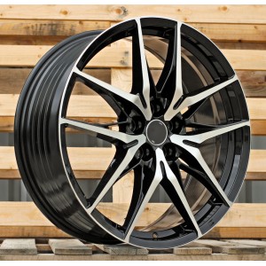 R20x8  5X114.3  ET  40  60.1  3S1405  (FBX508)  Black Polished (MB)  For TOYOT  (P2)  (HYBRID FORGED)