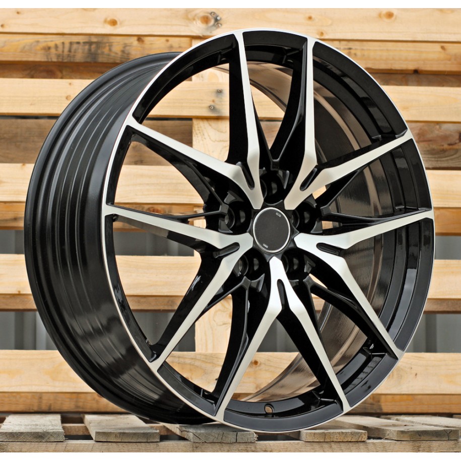 R20x8  5X114.3  ET  40  60.1  3S1405  (FBX508)  Black Polished (MB)  For TOYOT  (P2)  (HYBRID FORGED)