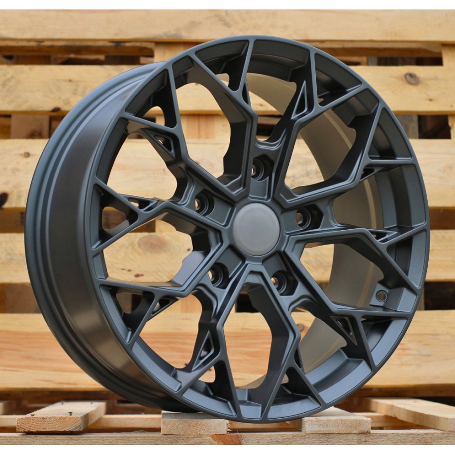 R20x8  5X160  ET  50  65.1  X348  (HF266)  Grey Polished Matt (MGM)  For FORD  (P2)  (HYBRID FORGED 1050KG)