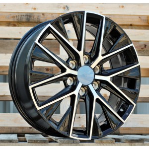 R20x8  6X139.7  ET  55  95.1  H3219F  Black Polished (MB)  For TOYOT  (K7)  (HYBRID FORGED)