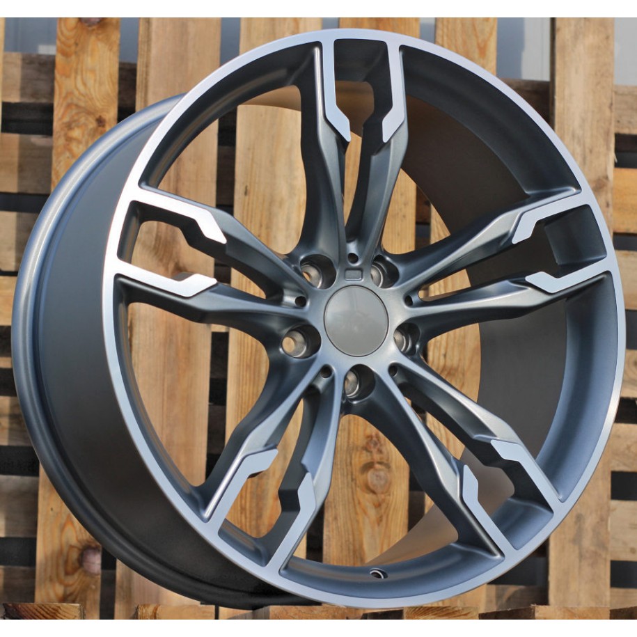 R20x8.5  5X112  ET  27  66.6  XE169  Grey Polished Half Matt (MGHM)  For BMW  (P)  (Rear+Front)