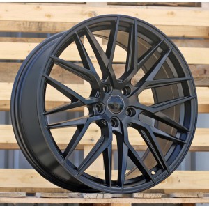 R20x8.5  5X114.3  ET  40  73.1  HX035  (B5902)  Black Half Matt (BLHM)  For HAXER  (Z7)