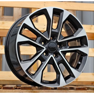R20x8.5  5X127  ET  50  71.5  A5914  Black Polished (MB)  For JEEP  (P)