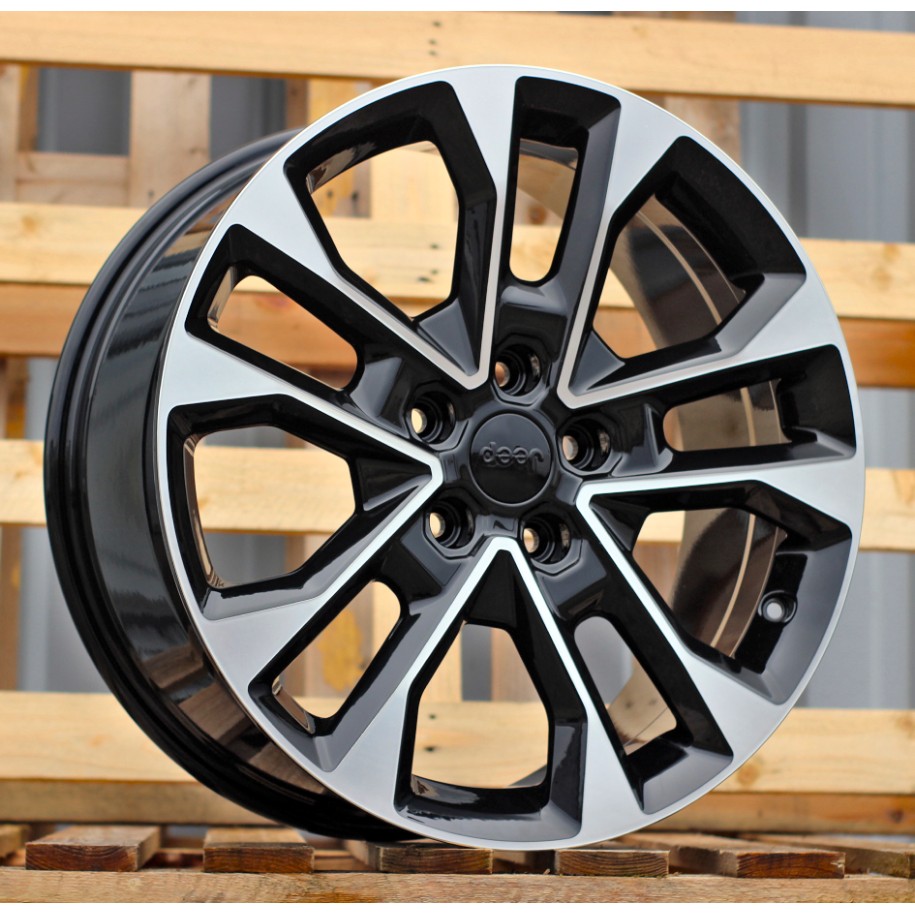 R20x8.5  5X127  ET  50  71.5  A5914  Black Polished (MB)  For JEEP  (P)