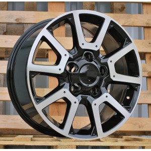 R20x8.5  5X150  ET  55  110.1  B1380  Black Polished (MB)  For 4X4  (K3)