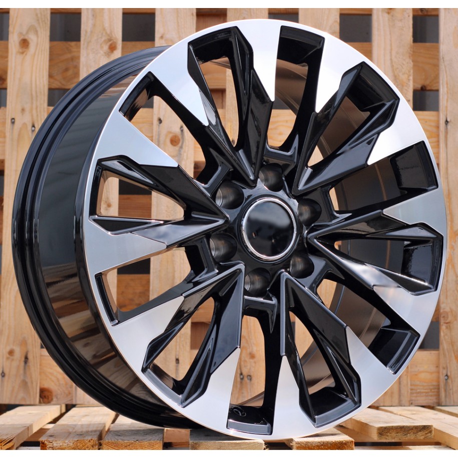 R20x8.5  6X139.7  ET  20  106.1  B1734  Black Polished (MB)  For 4X4  (K3)  (TOYOTA)