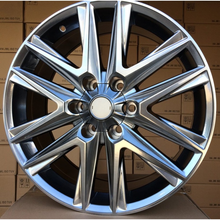 R20x8.5  6X139.7  ET  25  106.1  B1078  Machined Silver (MS)  For TOYOT  (K3)  ((AKC 120 Eur))