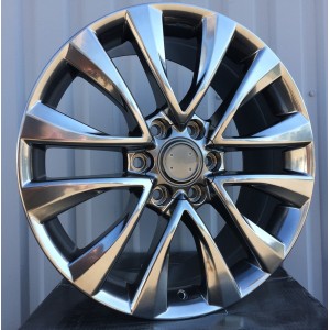 R20x8.5  6X139.7  ET  35  110.1  B1115  Hyper Black (HB)  For 4X4  (K3)  ((AKC 130 Eur))