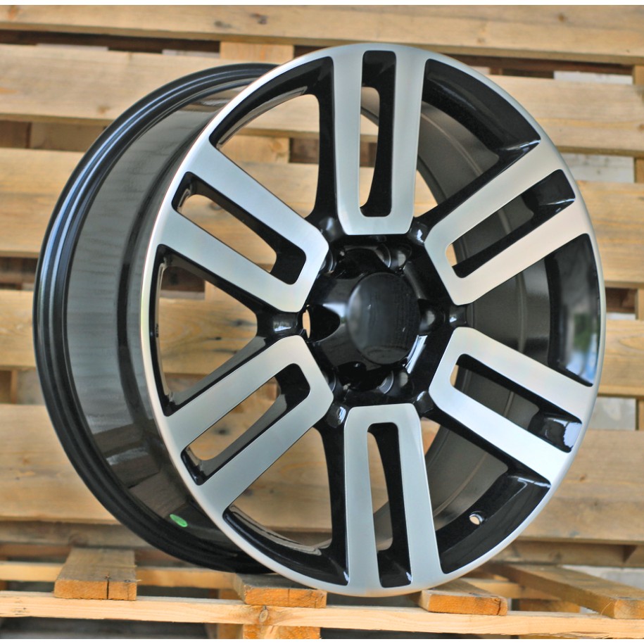 R20x8.5  6X139.7  ET  30  106.1  JT028  Black Polished (MB)  For TOYOT  (K7)  ((AKC 125 Eur))