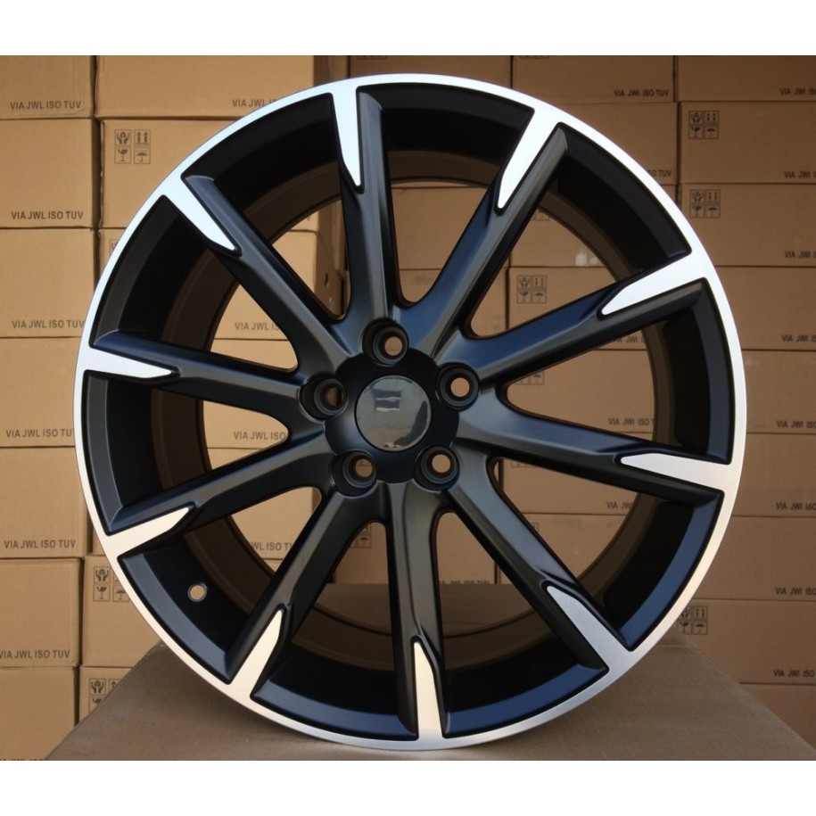 R20x9  5X108  ET  38  67.1  V516  (FE135)  Black Polished Half Matt (MBHM)  For VOLVO  (P1)